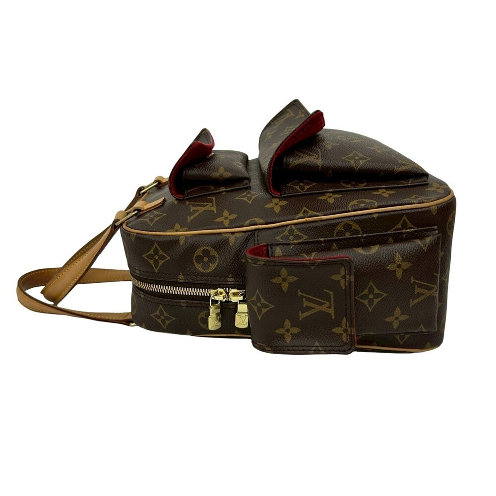 LOUIS VUITTON Authentic Vintage Brown Monogram Leather Boston Bag - Picture 5 of 10
